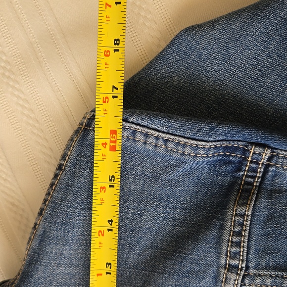 Talbots stretch denim Jean Jacket L petites - Picture 12 of 15